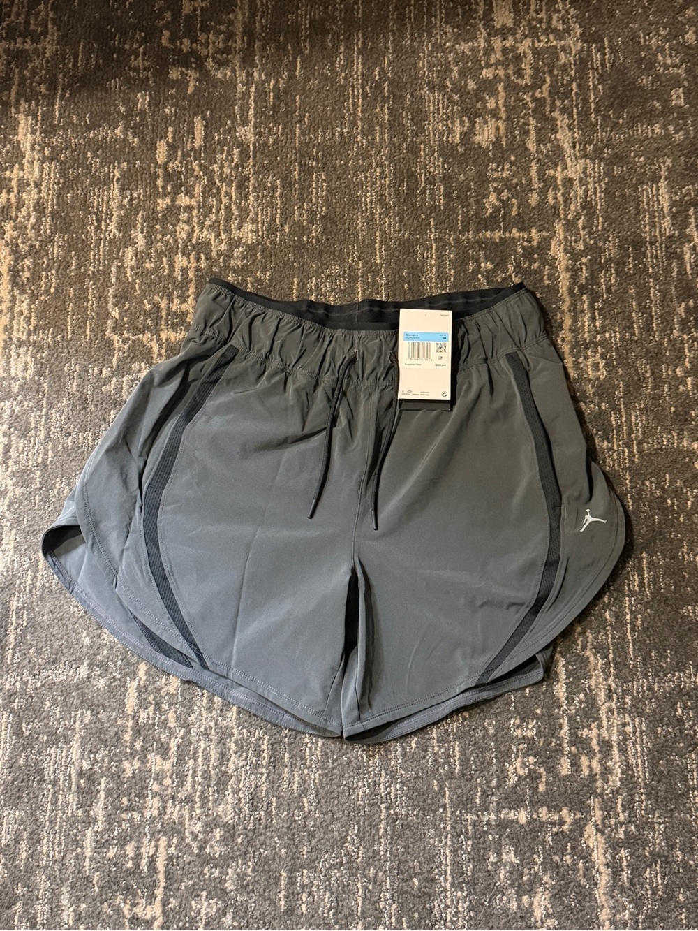 NWT Jordan Women’s Grey Athletic Run Shorts